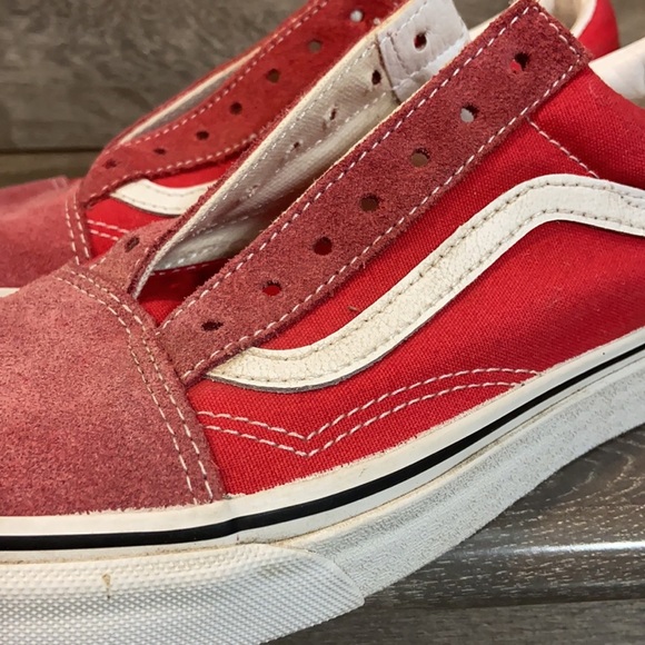 Vans Old Skool Classic Look Woman’s 7 Red 500714 - Picture 4 of 7